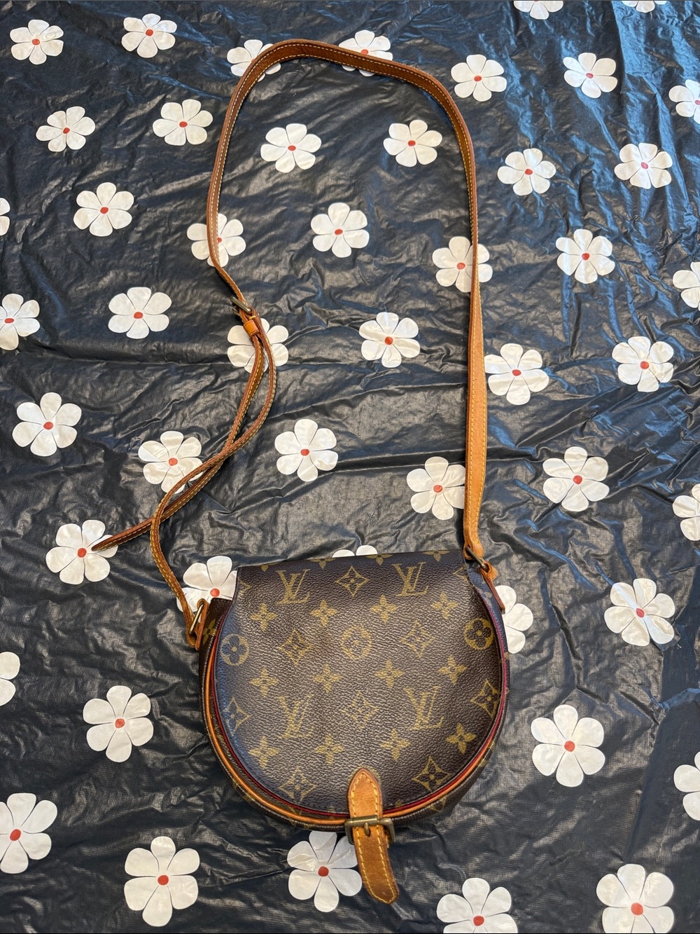 Louis Vuitton Monogram Crossbody in Brown and Tan